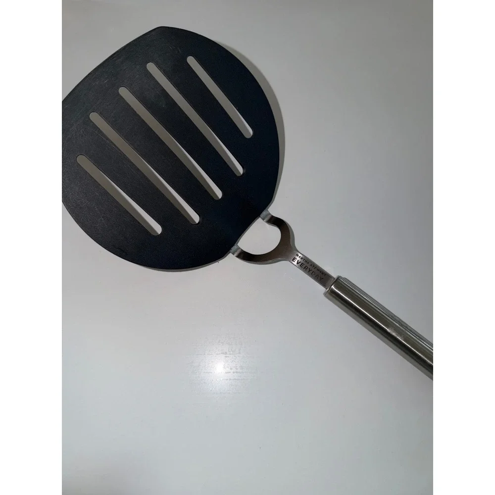 Martha Stewart Everyday Wide Slotted Turner Spatula Stainless Steel Nylon Head